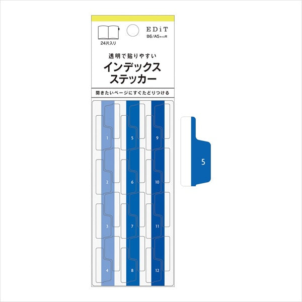 Monthly Index Sticker