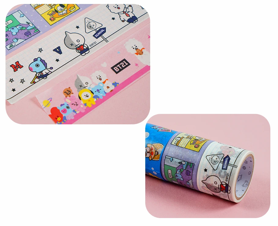 BT21 OFFICIAL WASHI TAPE