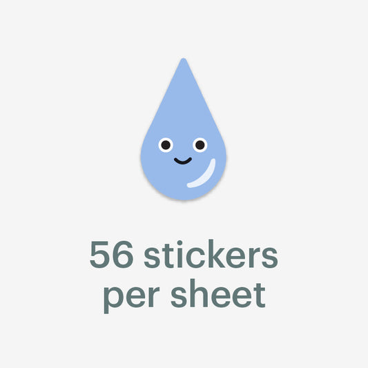 Mossery Stickers- Water Droplet