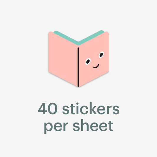 Mossery Stickers- Books