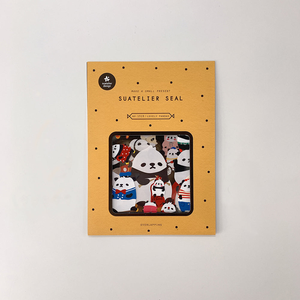 Suatelier no 1519 - Lovely Pandas