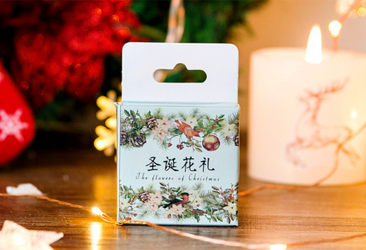 Christmas Flowers Decorative Stickers