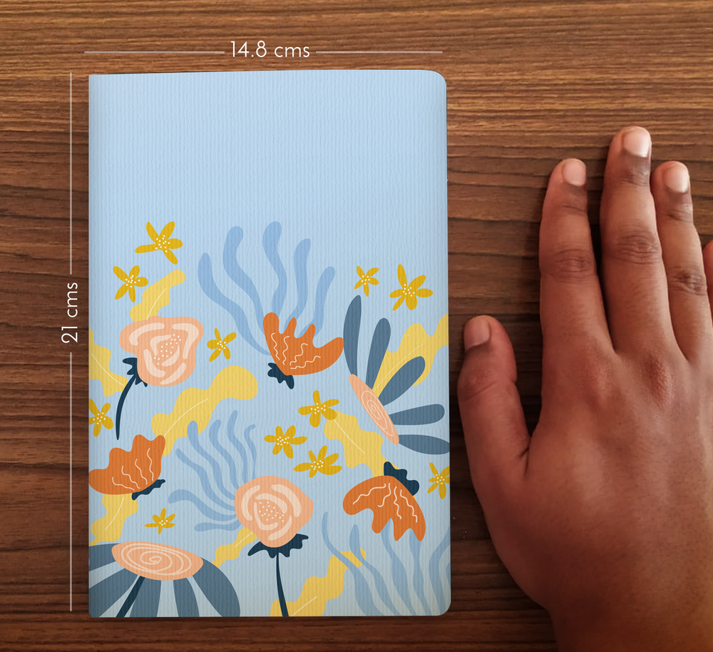 THE BLUE BLOSSOM: ALL-PURPOSE NOTEBOOK (A5/100GSM)
