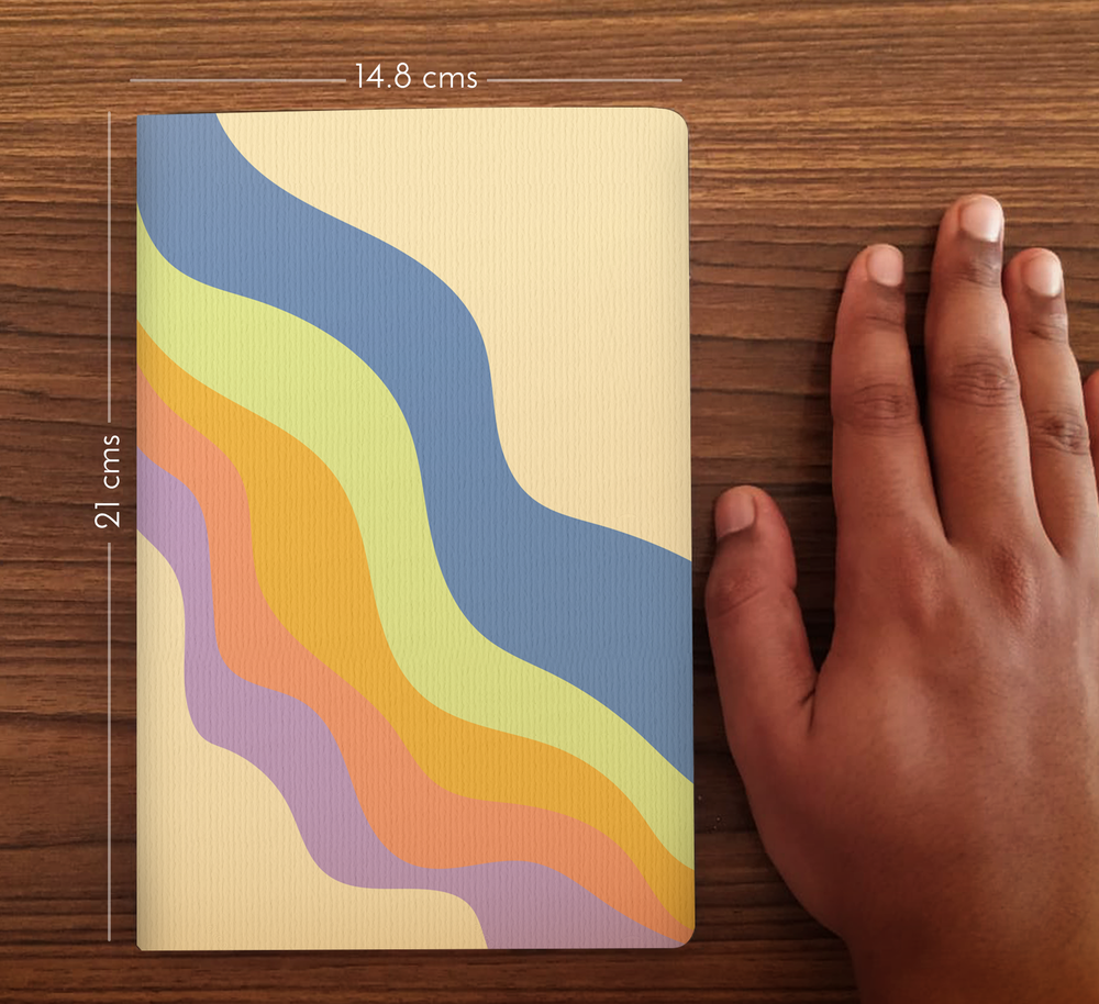 THE RETRO IN PASTEL: ALL-PURPOSE NOTEBOOK (A5/100GSM)