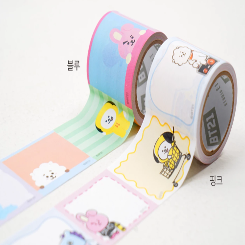 BT21 OFFICIAL STICKY ROLL MEMOPAD