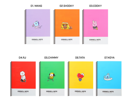BTS BT21 OFFICIAL CORNELL NOTEBOOK