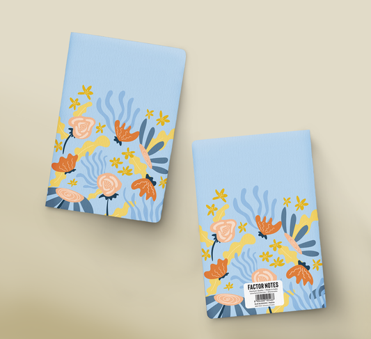 THE BLUE BLOSSOM: ALL-PURPOSE NOTEBOOK (A5/100GSM)