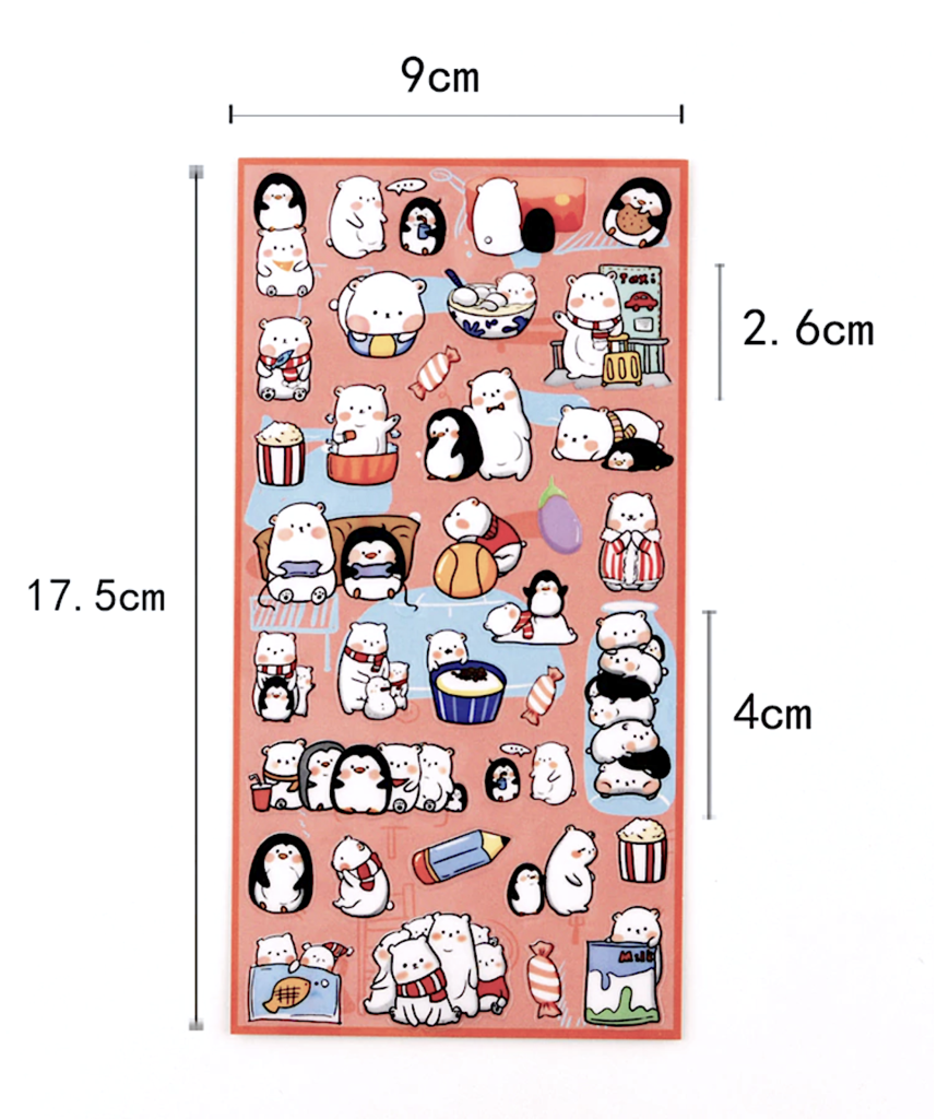 Koniwa Original Animal Stickers