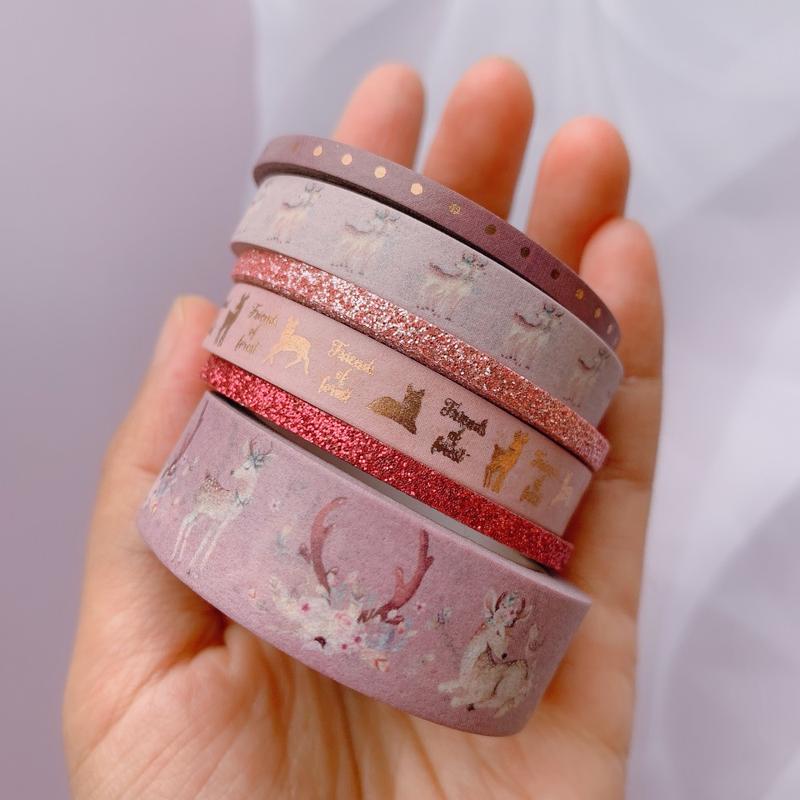 6 Piece Rapturous Rudolph Washi Tape Set