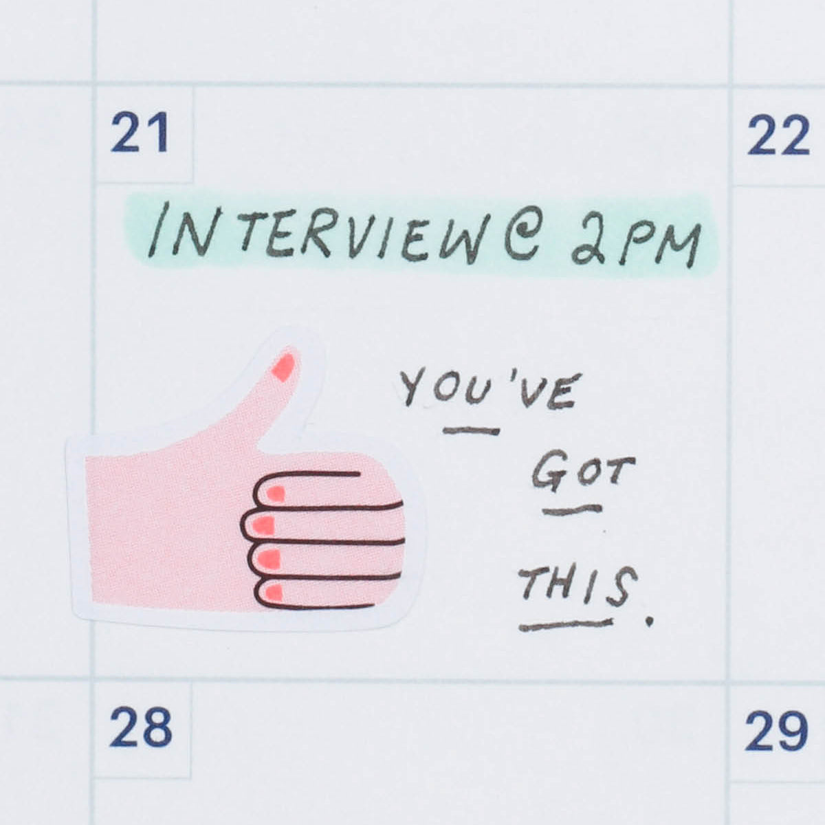 Mossery Stickers- Thumbs Up