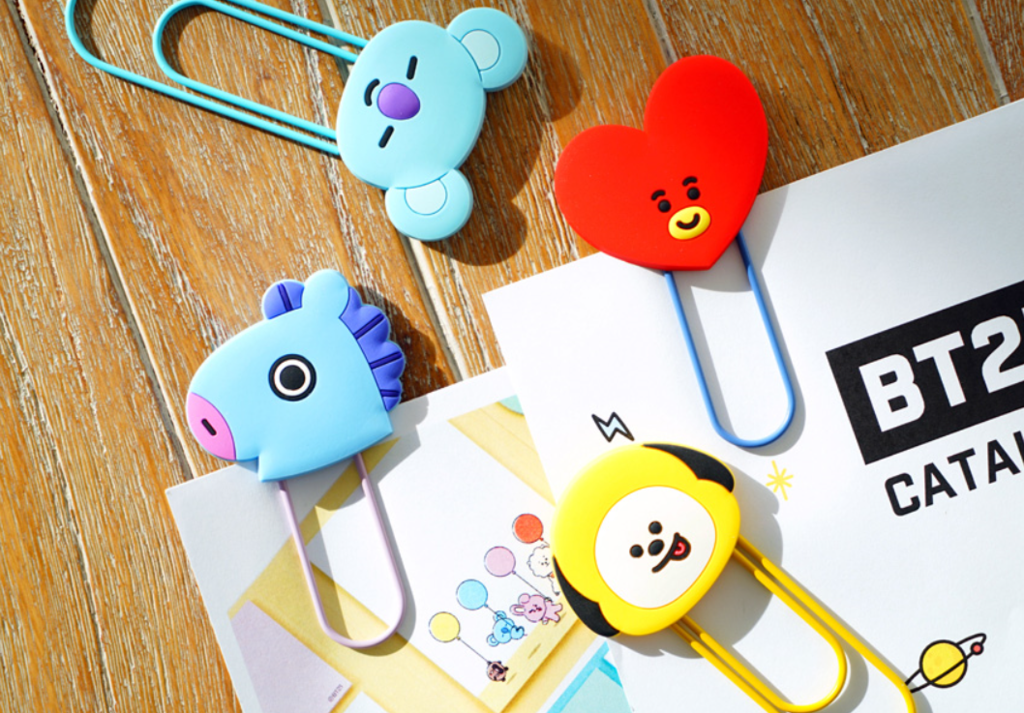 BTS BT21 OFFICIAL BIG CLIP