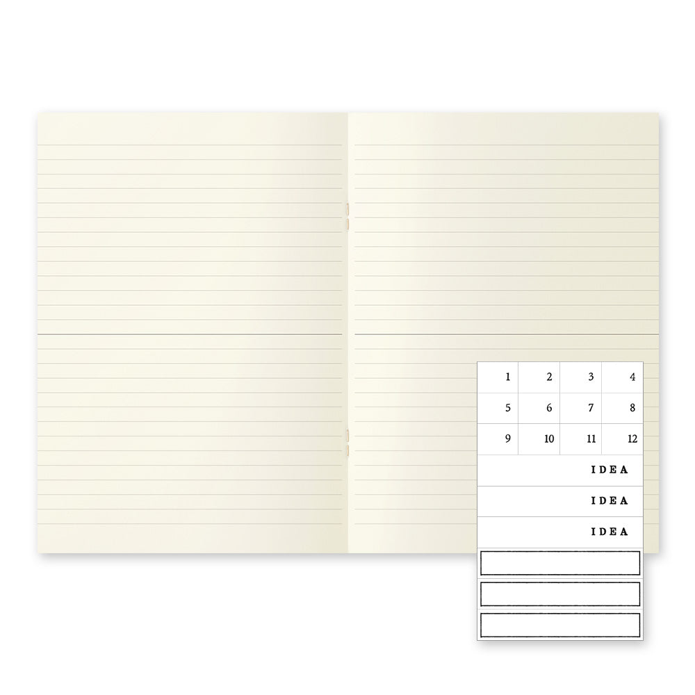 MD Notebook Light -A5- 3pcs Pack