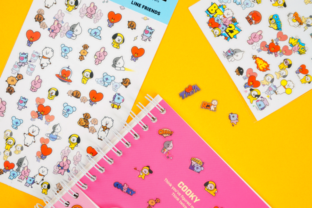 BT21 OFFICIAL CLEAR STICKER
