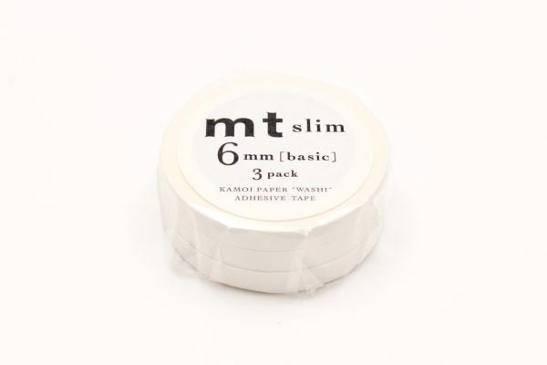 MT Washi Slim Masking Tape (6mm) (Pack of 3)