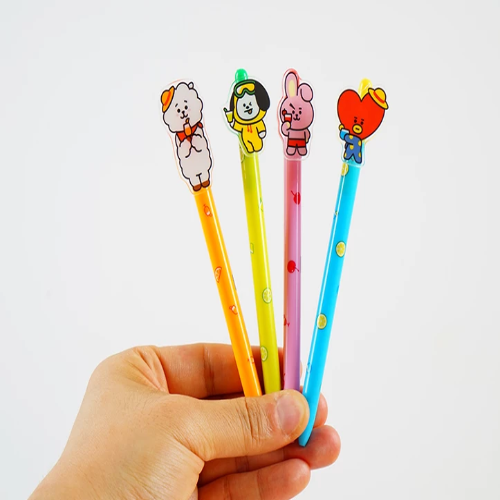 BT21 OFFICIAL ACRYLIC CLIP BALL POINT PEN