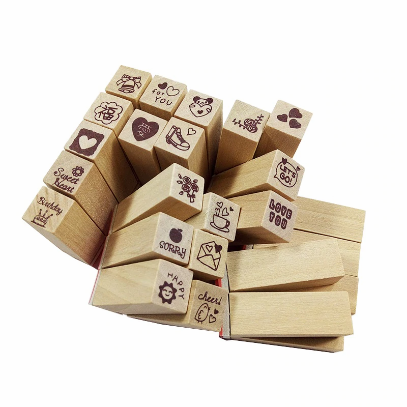 25 Pcs/set Kawaii Diary stamp set