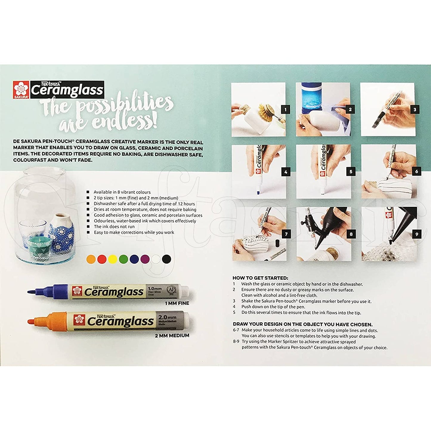 Sakura Pentouch Ceramglass Marker