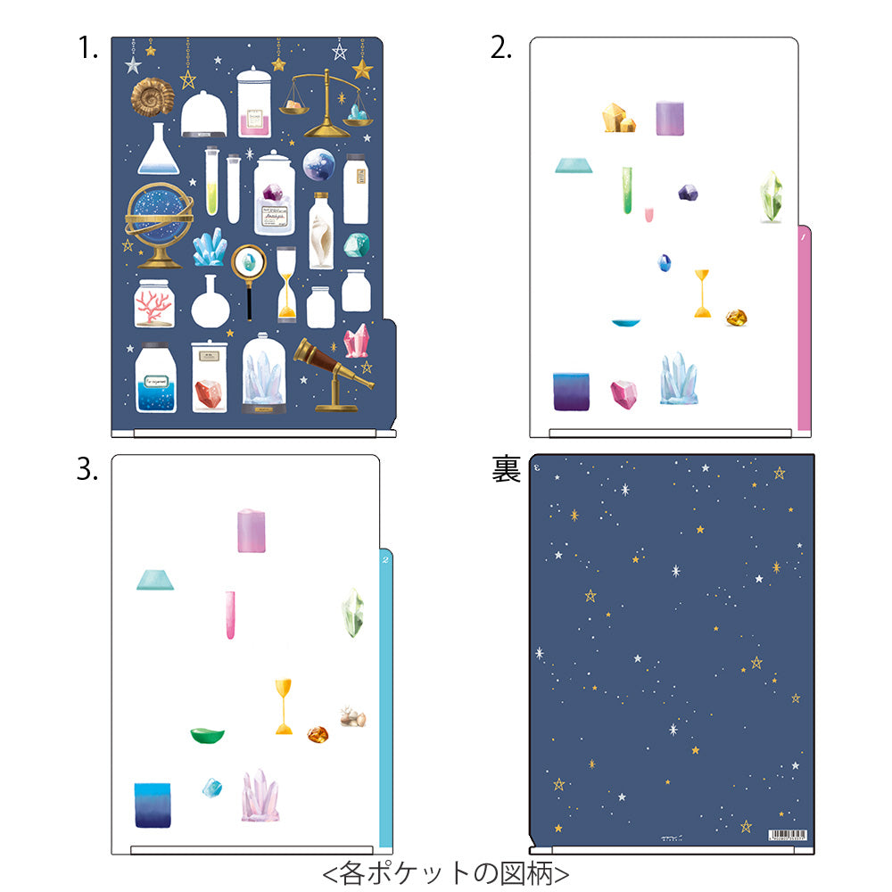 3 Pockets Clear Cover (A4)