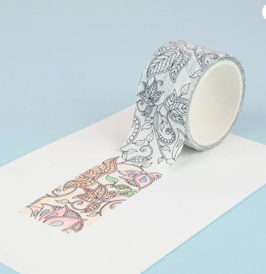 Coloring Washi Tape