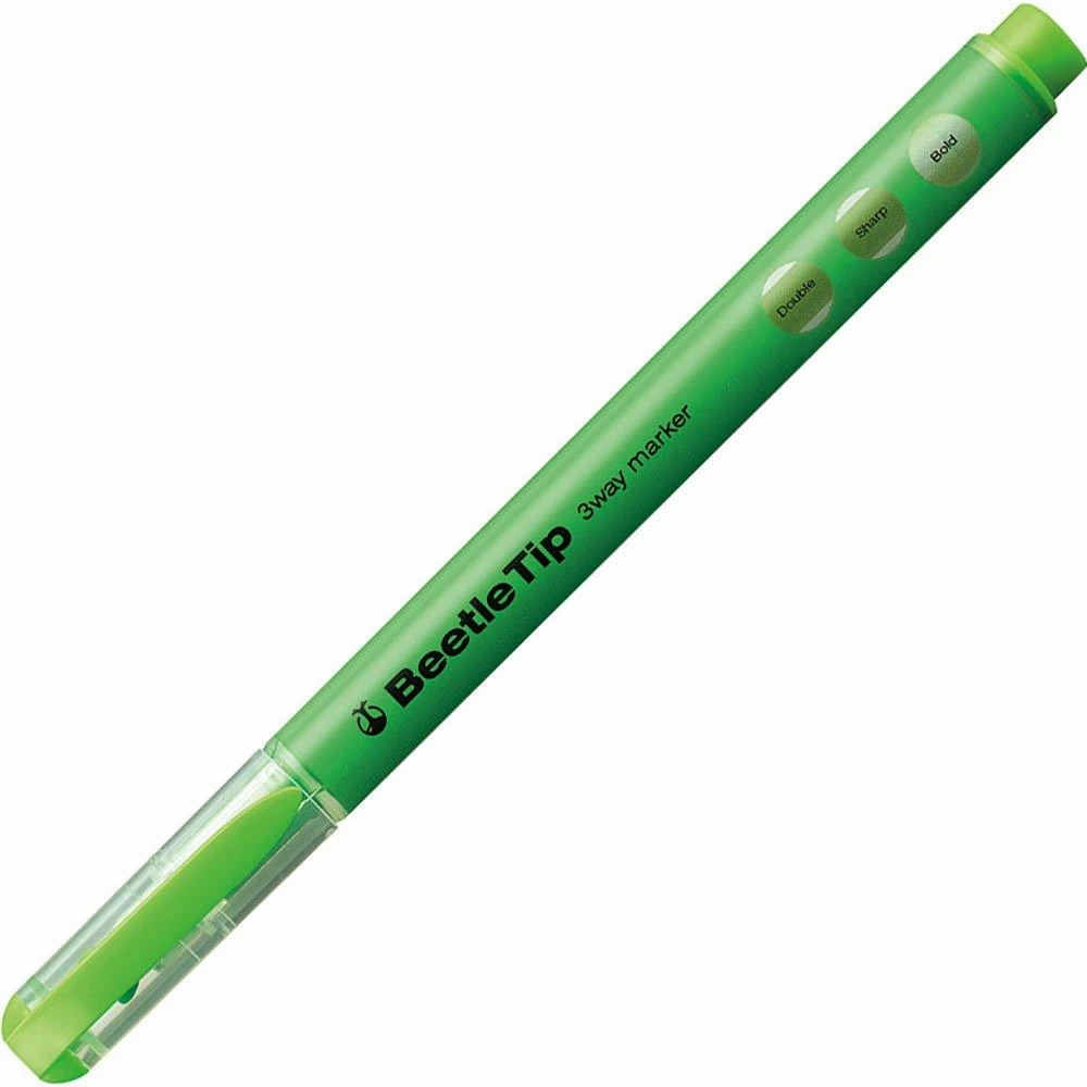 Kokuyo Beetle Tip 3Way Highlighter Pen