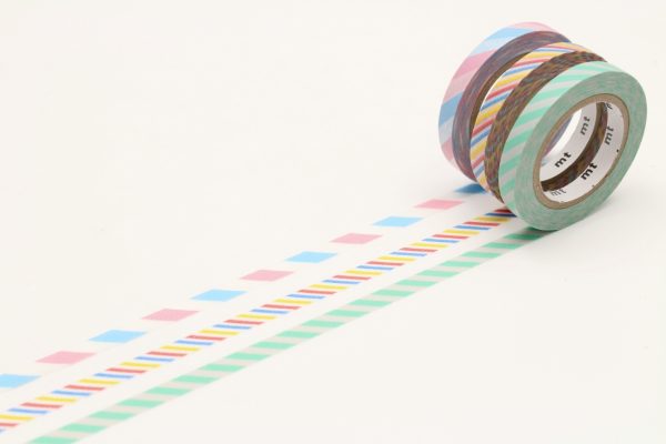 MT Washi Slim Masking Tape (6mm) (Pack of 3)