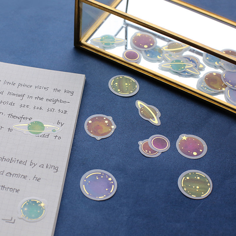 BGM Glitter Planet Stickers