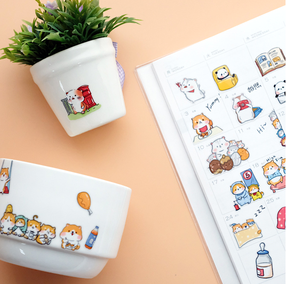 Koniwa Original Animal Stickers