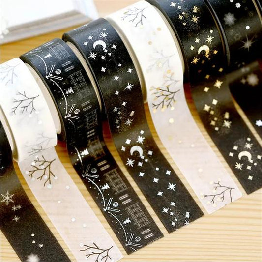 Foiled Night Sky Washi Tape