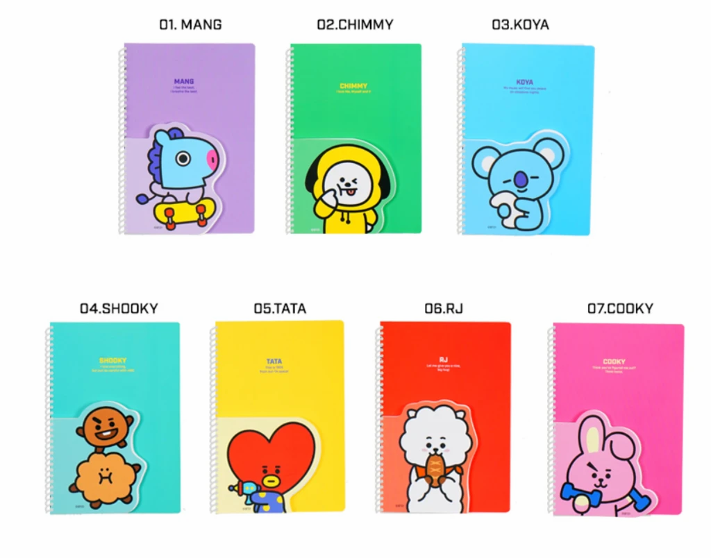 BT21 OFFICIAL DOUBLE NOTEBOOK