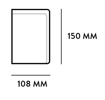 Notebook Skin S - Dark Grey