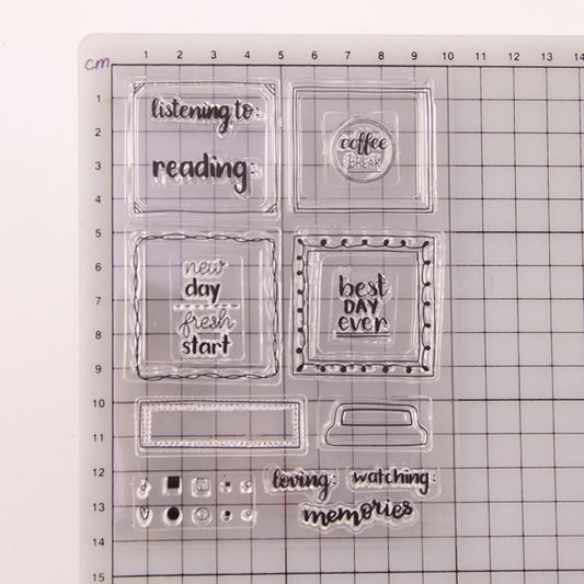 Listening To Clear Stamp