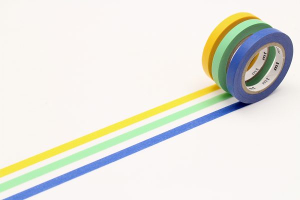 MT Washi Slim Masking Tape (6mm) (Pack of 3)