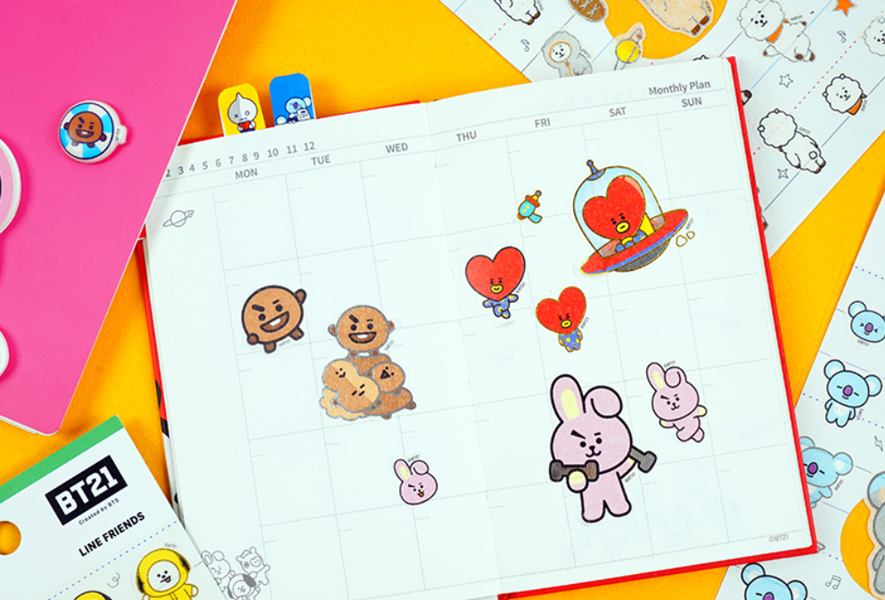 BT21 OFFICIAL MASKING STICKER