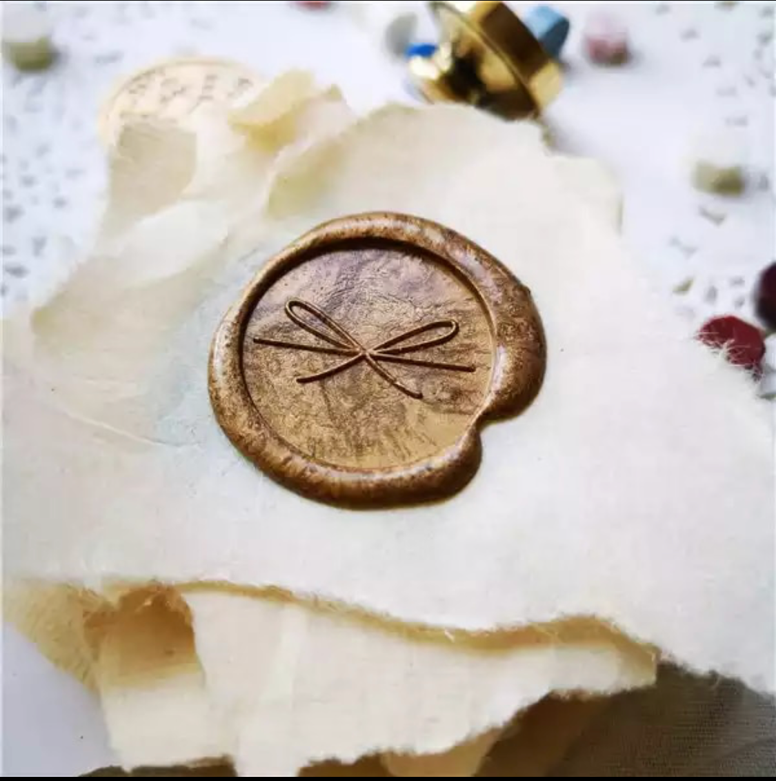 Bow Tie Wax Seal Stamp Head