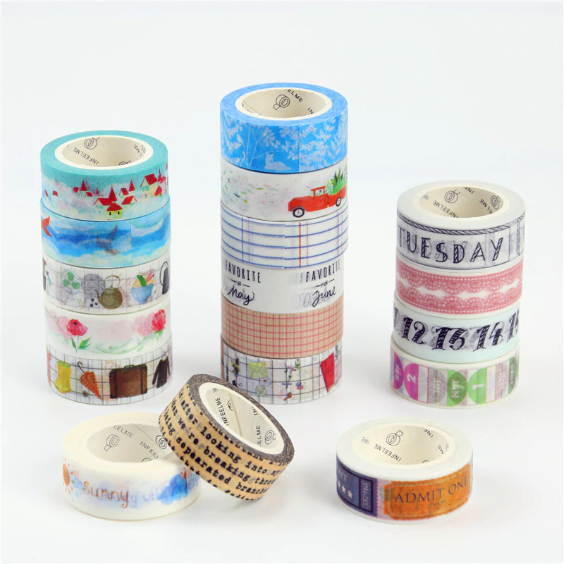 Pink Grid Washi Tape