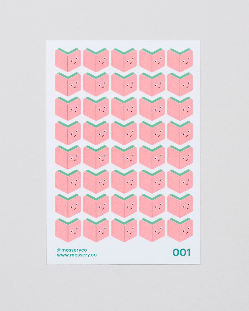 Mossery Stickers- Books
