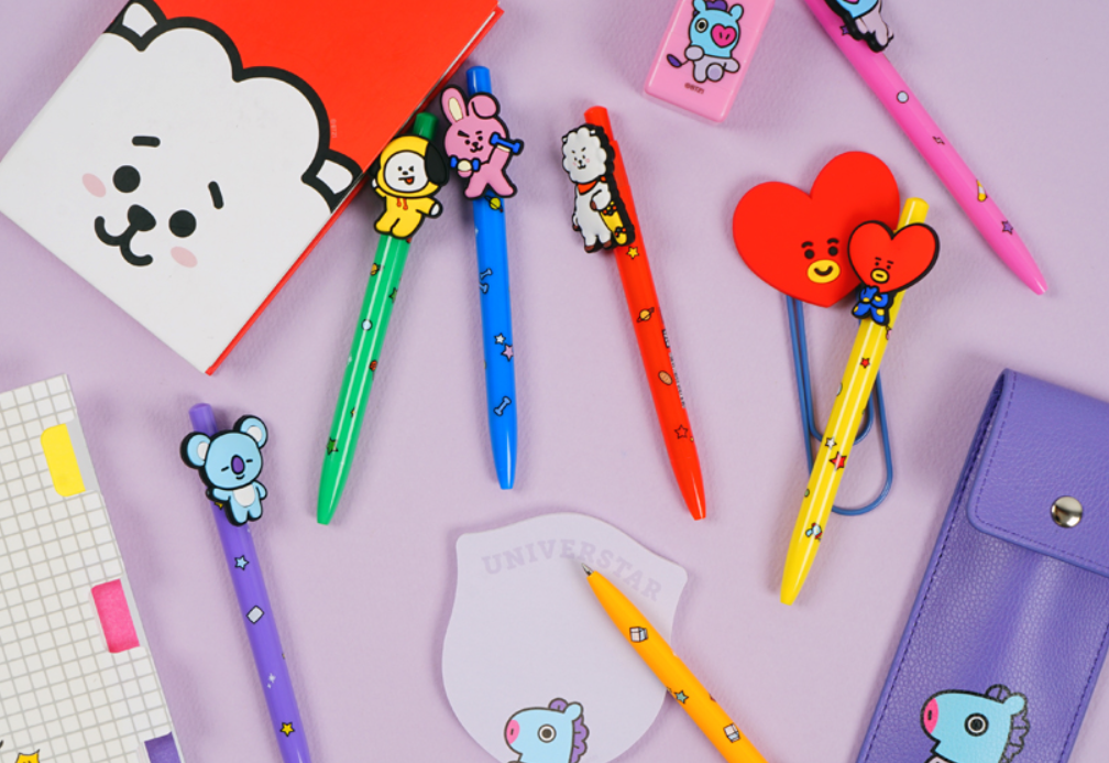 BTS BT21 OFFICIAL FIGURE JELL PEN