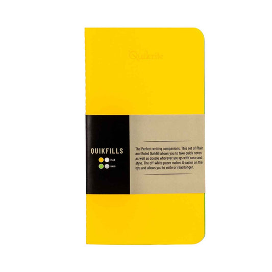 Pennline Quikfill Plain And Ruled (Quikrite) Pack Of 2