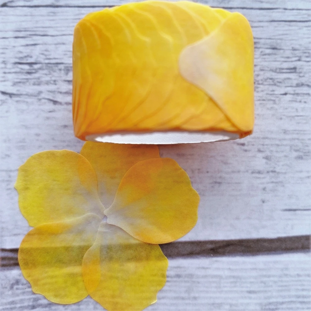 Purple Picturesque Washi Flower Petal