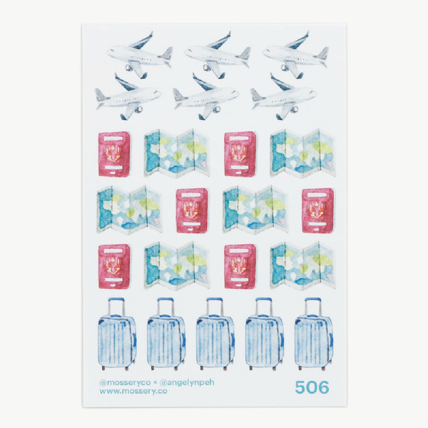 Mossery: Artist Series Stickers- Travel