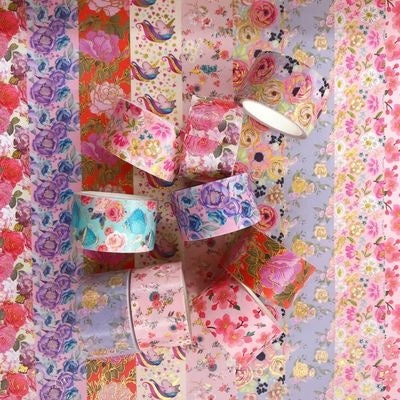 6Pcs Floral Washi Tape Set