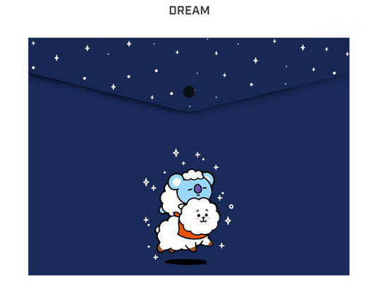BTS BT21 OFFICIAL PP FILE POCKET