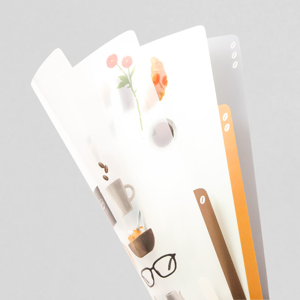 3 Pockets Clear Cover (A4)