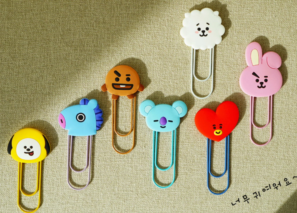 BTS BT21 OFFICIAL BIG CLIP