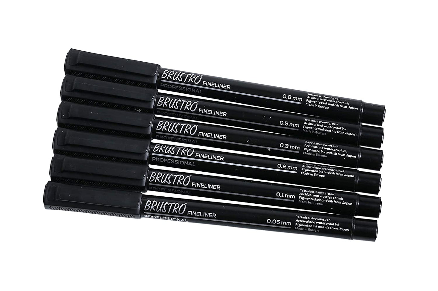 Brustro Professional Pigment Based Fineliner (Black)