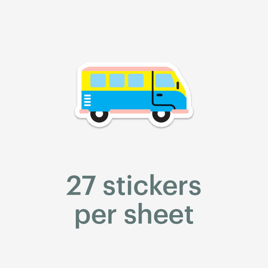 Mossery Stickers- Van