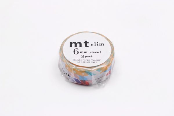 MT Washi Slim Masking Tape (6mm) (Pack of 3)