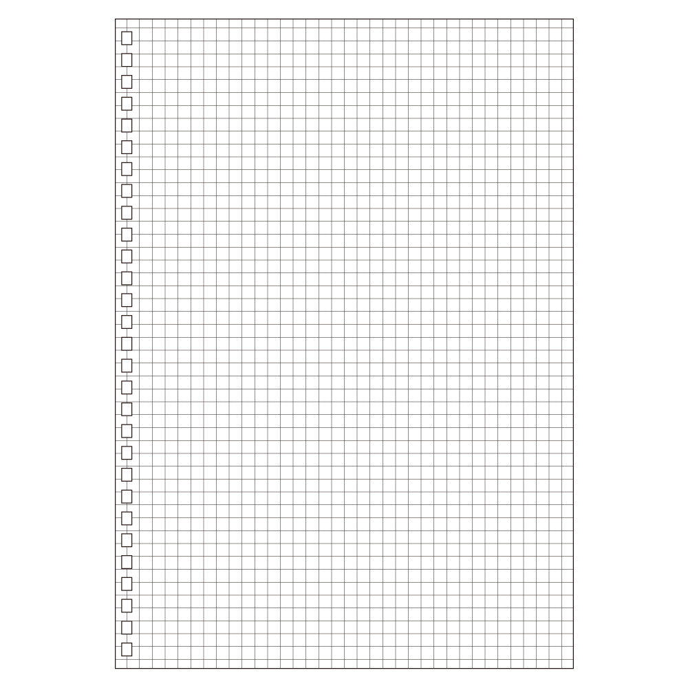 Twist Notebook Exclusive Use Leaf - Grid Ruled