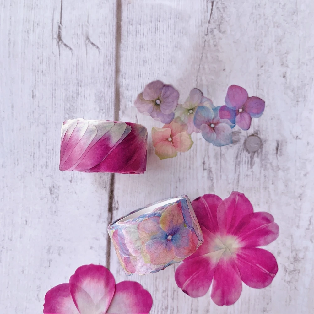 Purple Picturesque Washi Flower Petal