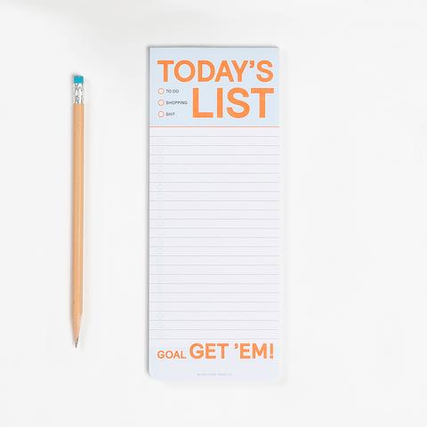 Knock Knock Today’s List Make-a-List Pad